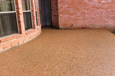 Exposed Aggregate Concrete Slab Installation