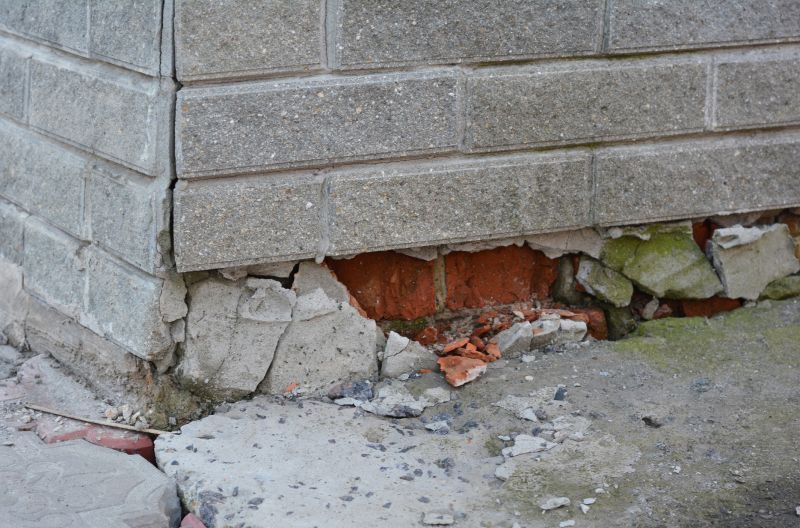 Foundation Settlement Repair