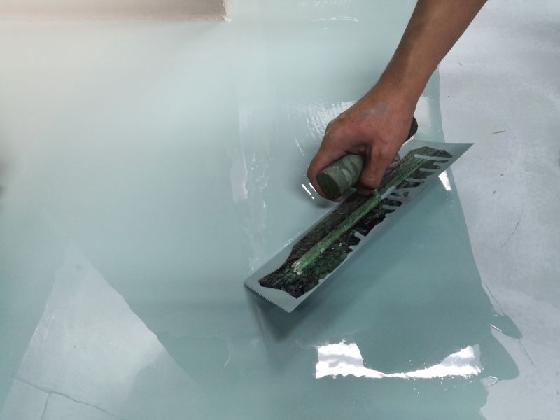 Creates a Smooth Flooring Surface!