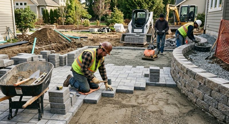 Porch Pavers Installation in Boston, MA