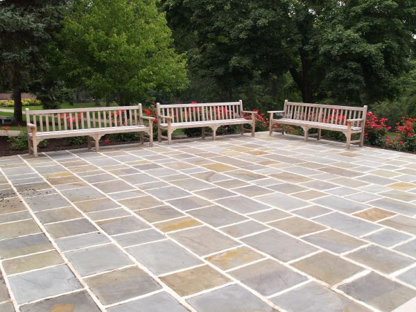 Slate Patio Installation